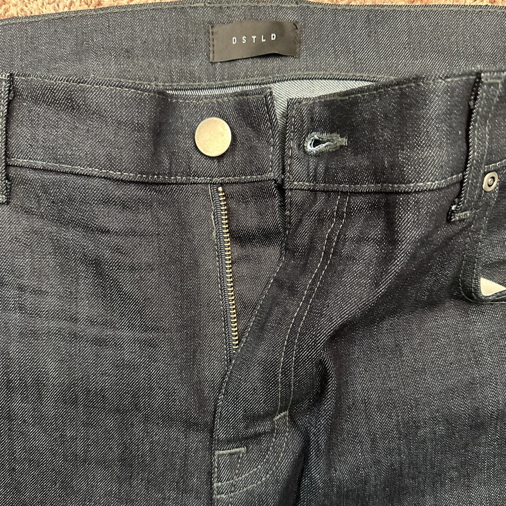 NWOT: DSTLD Dark Wash Resin Denim Jeans